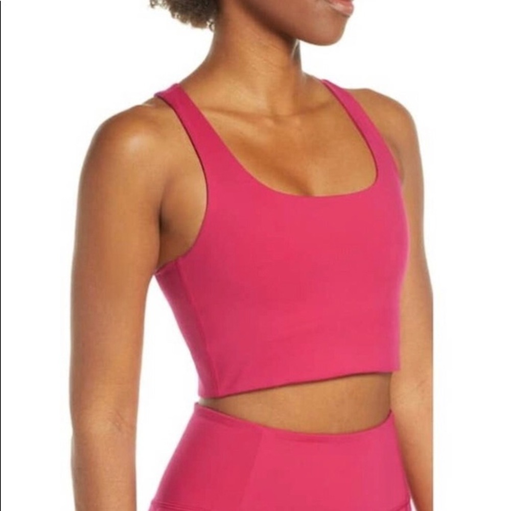 Girlfriend collective Paloma bra S in superbloom